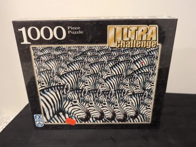 FX SCHMID Ultra Challenge Zebras zooming Puzzle 1000 Pieces 78180 new sealed  - Image 1 of 2