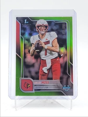 MILLER MOSS 2025 BOWMAN UNIVERSITY CHROME 1ST LIME GREEN B /275 Q4282 - Image 1 of 2