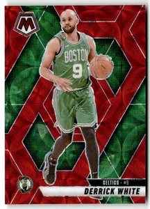 2024-25 Panini NBA Mosaic No. 66 Derrick White Red Choice Prizm 30/75 - Bild 1 von 2