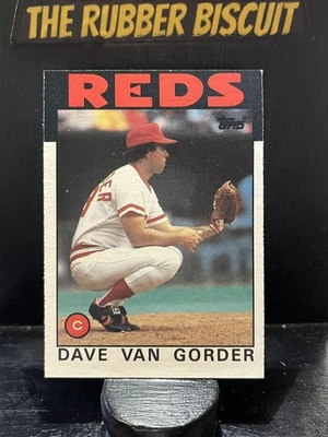 Dave Van Gorder #143 1986 Topps Cincinnati Reds - Image 1 of 2