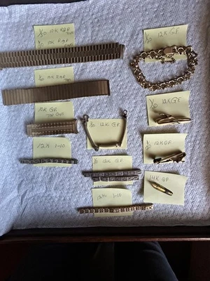 SCRAP RGP 卷金盘 批量 表带 标记 & 1 全新带盒 — 第 1/4 张图片