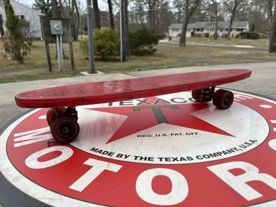 Vintage 1970s Proline Red Translucent Skateboard Nice Condition - Image 1 of 4