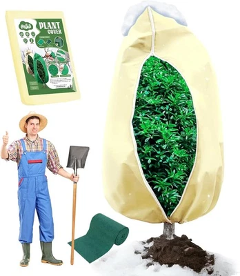 Чехлы для растений морозостойкая ткань для уличных растений, 75 x 90 дюймов 2,47o - Изображение 1 из 4