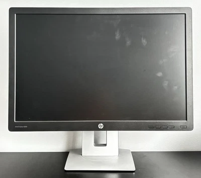 HP EliteDisplay E242 24-inch LCD LED Monitor HDMI VGA DisplayPort USB Black Grey - Image 1 of 4