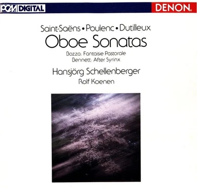 French Oboe Sonatas / Hansjörg Schellenberger, Rolf Koenen (CD, 1989, Denon) - Image 1 of 2
