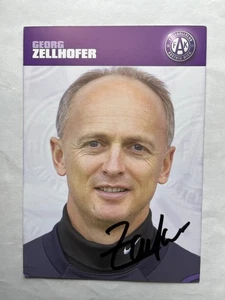 Autogramm GEORG ZELLHOFER-Austria Wien-Österreich-Ex-LASK-VOEST-Bahrain-Rapid-AK - Picture 1 of 2