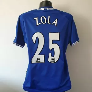 ZOLA 25 Chelsea Shirt - XL - 1999/2001 - Jersey Autoglass Umbro - Picture 1 of 16