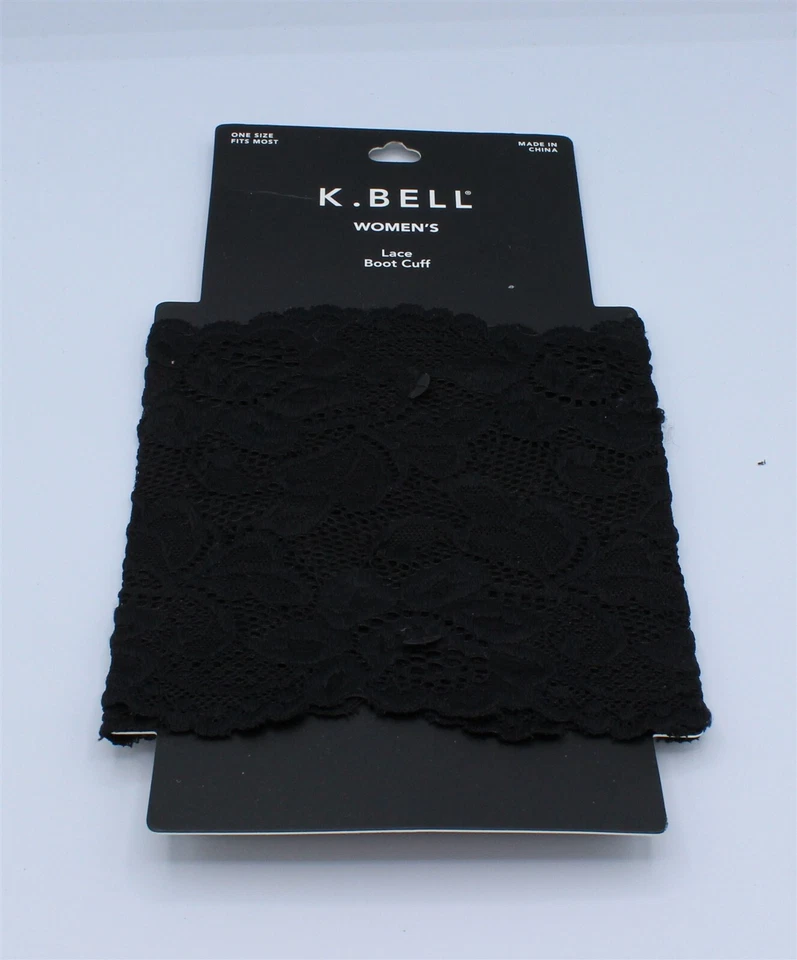 Puño bota de encaje negro talla única K.Bell para mujer Foto 1 de 1