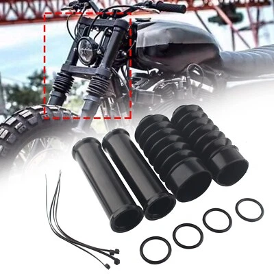Cubierta de tubo amortiguador horquilla delantera apta para Harley Sportster 883 1200 2000-2021 Foto 1 de 4