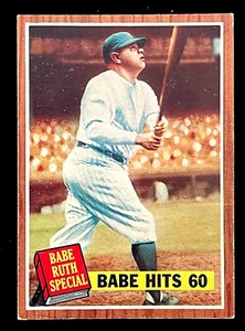 1962 Topps Babe Ruth Special #139, Babe Hits 60-(bin9121D) - Picture 1 of 2