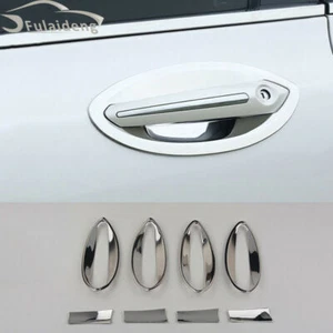 8P For Lincoln MKZ 2017-2020 Chrome External Door Handle Bowl Cover Molding Trim - Bild 1 von 7