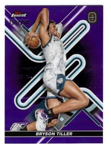 Bryson Tiller Topps Finest Overtime Elite Rookie Purple 151/250 2022-23 - Imagen 1 de 2