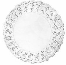 PIZZI TONDI IN CARTA KRAFT BIANCHI DIAMETRO 12 CM CONF. 250 PEZZI