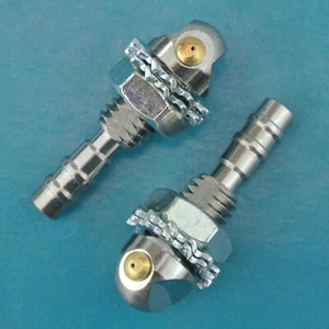 1963-1967 Corvette Wiper Nozzle Pair NEW 63 64 65 66 67 - Picture 1 of 3