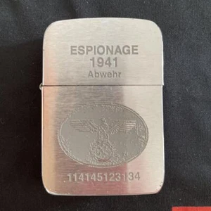 Encendedor de cigarrillos vintage ZIPPO ESPIONAJE 1941 Defensa - Imagen 1 de 4