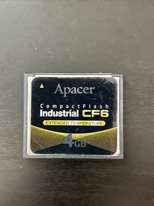 Apacer Compact Flash Industrial CF6 AP-CF004GRANS-ETNRC 4GB - Picture 1 of 2