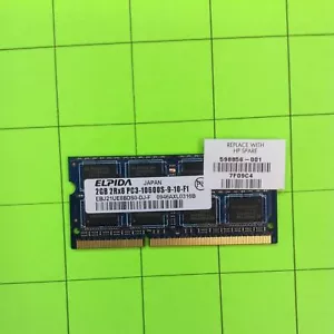 Elpida EBJ21UE8BDSO-DJ-F 2GB DDR3-1333 (PC3-10600) PC3-10600S Random Access Mem - Picture 1 of 2