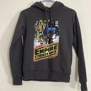 Unisex The Empire Strikes Back Disney Juniors Hoodie Black Size Small - Picture 1 of 4