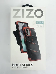 MOTO G 5G (2023) ZIZO BOLT BUNDLE CASE WITH TEMPERED GLASS – RED - Picture 1 of 2