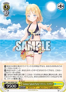 Weiss Schwarz HOL/WE44-12 Watson Amelia N Hololive Production Summer - Picture 1 of 2