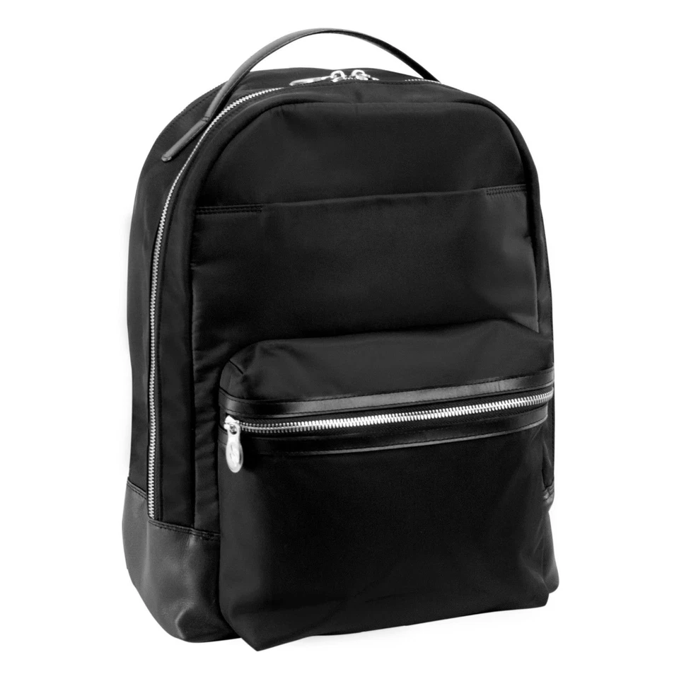 Mochila para portátil McKlein USA Parker 15" nailon doble compartimento negra 18555 Foto 1 de 4