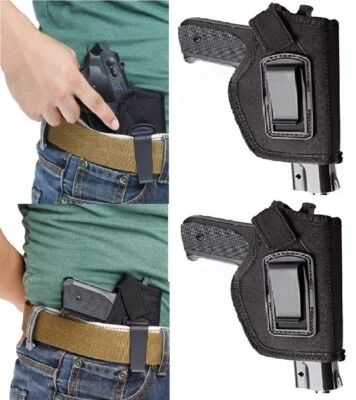 2 Packs Pistolera Interior Exterior Cintura Oculta Llevar Hombres Mujeres - Image 1 of 4