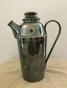 WMF versilberter Cocktail Shaker schöne Patina Art Deco Ära - Bild 1 von 9