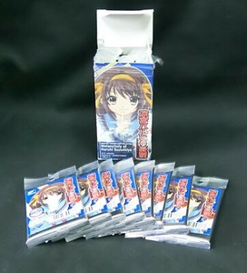 Melancholy of Haruhi Suzumiya Trading Card Blue Version Loose 8 Packs Set JP