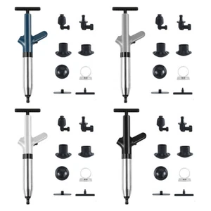 Toilet Plunger Toilet Unclogger Plumbing Tools for Bathroom Kitchen Clogged Pipe - Picture 1 of 24