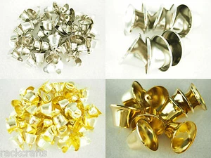 Bells Chimes Embellishment Gold Silver Favors Wedding Bridal Shower Anniversary - Picture 1 of 1