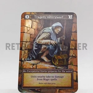 Sorcery Contested Realm ALPHA KICKSTARTER - TRAGEDY WORRYWART (FOIL) Exceptional - Picture 1 of 1
