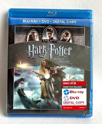 Year Seven Part 1: Harry Potter and the Deathly Hallows Part 1 Blu-Ray DVD New - Image 1 of 4