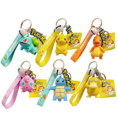 PORTACHIAVI POKEMON 3D SPEDIZIONE RAPIDA DA ITALIA PIKACHU CHARMANDER COLLEZIONE - Immagine 1 di 2
