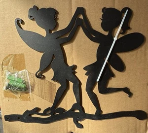 Tinkerbell Disney Fairy METAL Silhouette Metal Tree YARD ART - - Picture 1 of 1