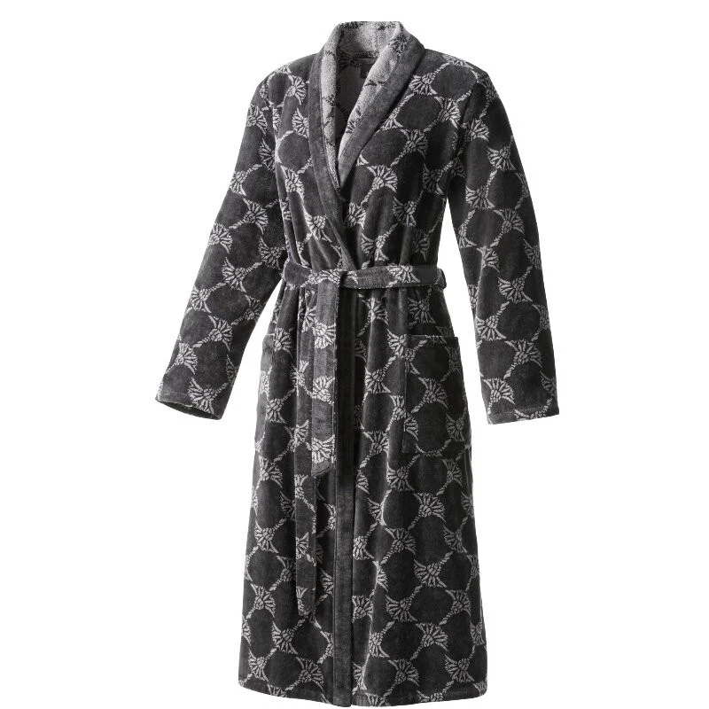 JOOP 1645 Damen Bademantel mit Schalkragen Größe 44/46 L Farbe 22 Cassis NEU