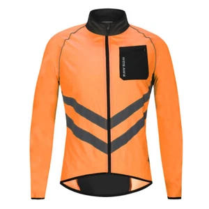 WOSAWE Men's Cycling Vest Reflective Jackets Windproof Breathable Bike Gilets - Picture 1 of 31