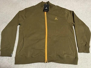 Michael Jordan Marke Jacke Mantel durchgehender Reißverschluss Herren XXL neu mit Etikett $ 85 grün - Bild 1 von 10