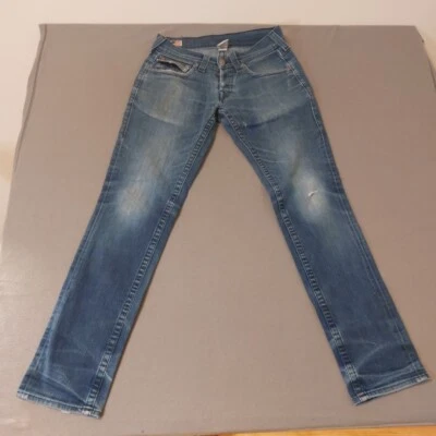 True Religion Zach Denim Jeans 30 x 34 Made In USA Slim Fit Blue Mens  Faded - Image 1 of 4