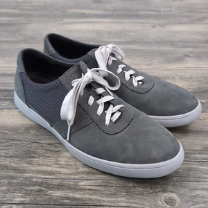 Rockport Men's Size 14 Jarvis Ubal Oxford Shoes Magnet NBK EUC Gray Lace Up - Picture 1 of 11