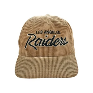 VINTAGE SPORTS SPECIALTIES LA RAIDERS SNAPBACK HAT CORDUROY LOS ANGELES OAKLAND - Picture 1 of 7