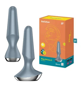 Vibratore anale con app dilatatore vibrante ricaricabile plug butt in silicone - Foto 1 di 6