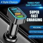 PD30W Quick Charging QC3.0 Car Charging Multifunctional 66W Charger New N7 C9D4