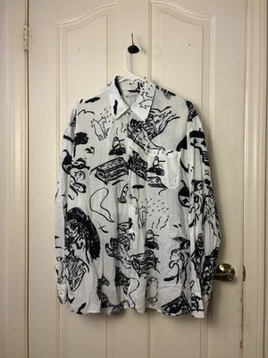 Our Legacy Shirt Mens 48 L Button Up Long Sleeve Cotton - Image 1 of 4