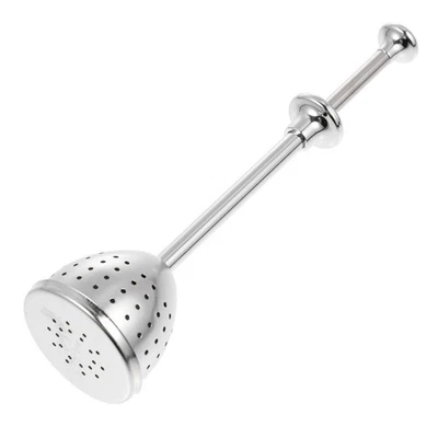  Tea Infusers for Loose Strainers & Filters Plunger Leaf Stainless Mesh - Image 1 of 4