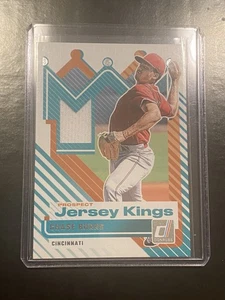 Chase Burns 2025 Donruss Prospect Jersey Kings Karte #PJK-CB! Cincinnati Reds! - Bild 1 von 2