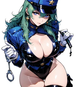Officer Jenny Pokemon Waifu Sticker 6" Anime Car Decal Weatherproof - Picture 1 of 1