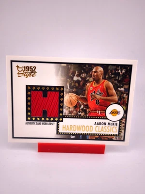 Aaron McKie GAME WORN PATCH 2005-06 Topps 1952 Style NBA Los Angeles Lakers - Image 1 of 2
