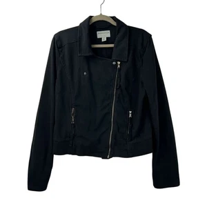 Motorradjacke Marrakesch Damen Größe XL asymmetrischer Reißverschluss schwarz - Bild 1 von 9