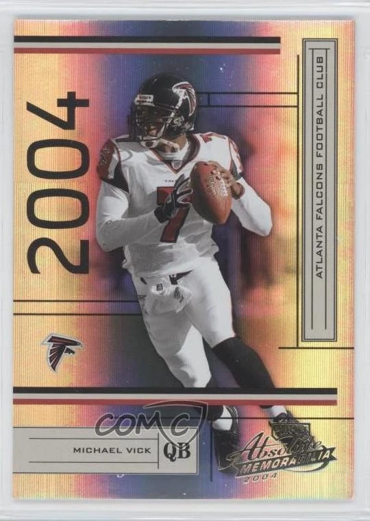 2004 Playoff Absolute Memorabilia /1150 Michael Vick #5 - Image 1 of 2
