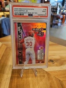 2000 MLB Showdown Ken Griffey Jr. Pennant Run 1st Edition #36 PSA 9 MINT 🔥 FOIL - Picture 1 of 7